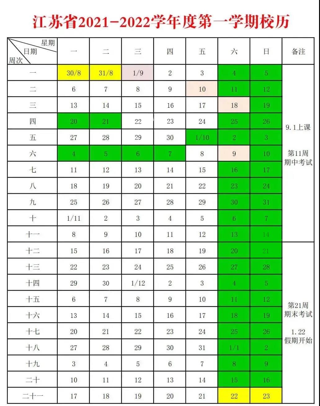 2022年南京中小學寒假時間,南京2022什么時候放寒假