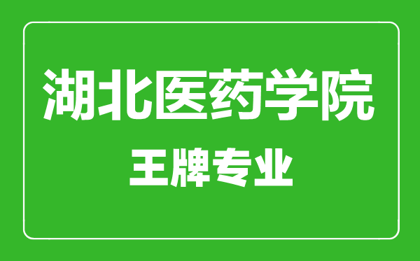 湖北醫(yī)藥學院王牌專業(yè)有哪些,湖北醫(yī)藥學院最好的專業(yè)是什么