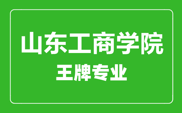 山東工商學(xué)院王牌專(zhuān)業(yè)有哪些山東工商學(xué)院最好的專(zhuān)業(yè)是什么