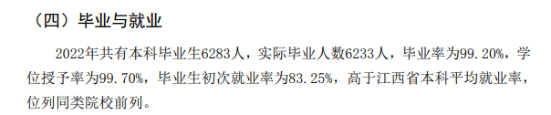 南昌工學(xué)院就業(yè)率怎么樣,就業(yè)前景好嗎？