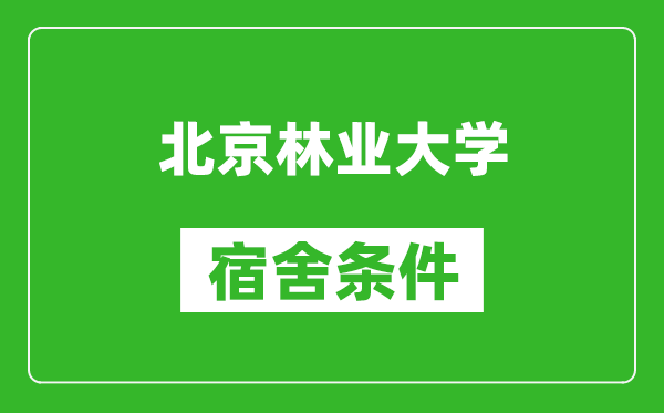 北京林業(yè)大學(xué)宿舍條件怎么樣,有空調(diào)嗎?