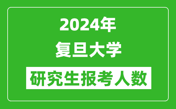 2024年復(fù)旦大學(xué)研究生報考人數(shù)