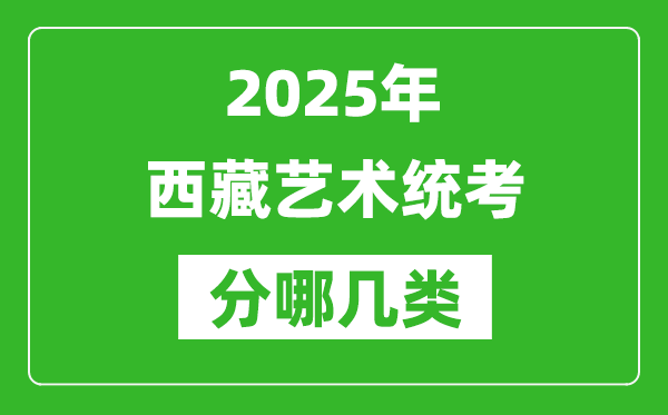 2025年西藏藝術(shù)統(tǒng)考類型分哪幾種,都有什么項目？