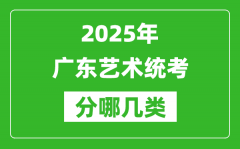 2025年廣東藝術(shù)統(tǒng)考類型有哪幾種？