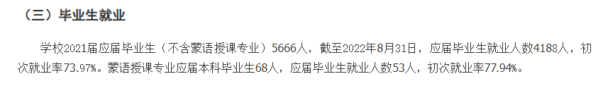內(nèi)蒙古師范大學就業(yè)率怎么樣,就業(yè)前景好嗎？
