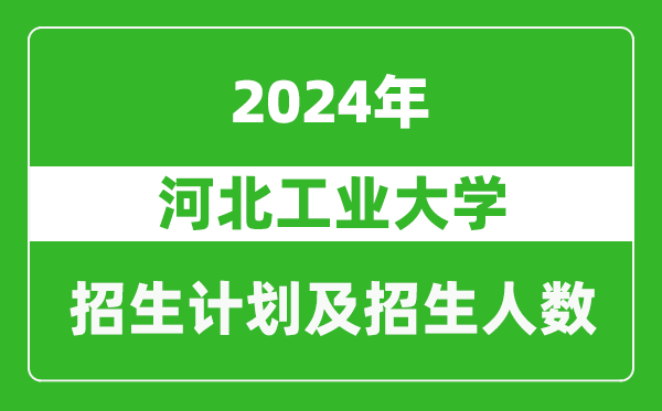 河北工業(yè)大學(xué)2024年在西藏的招生計(jì)劃及招生人數(shù)