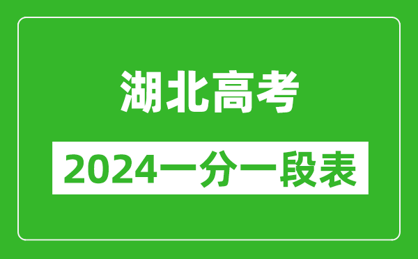湖北高考分?jǐn)?shù)線(xiàn)2024年一分一段表(物理類(lèi)+歷史類(lèi))