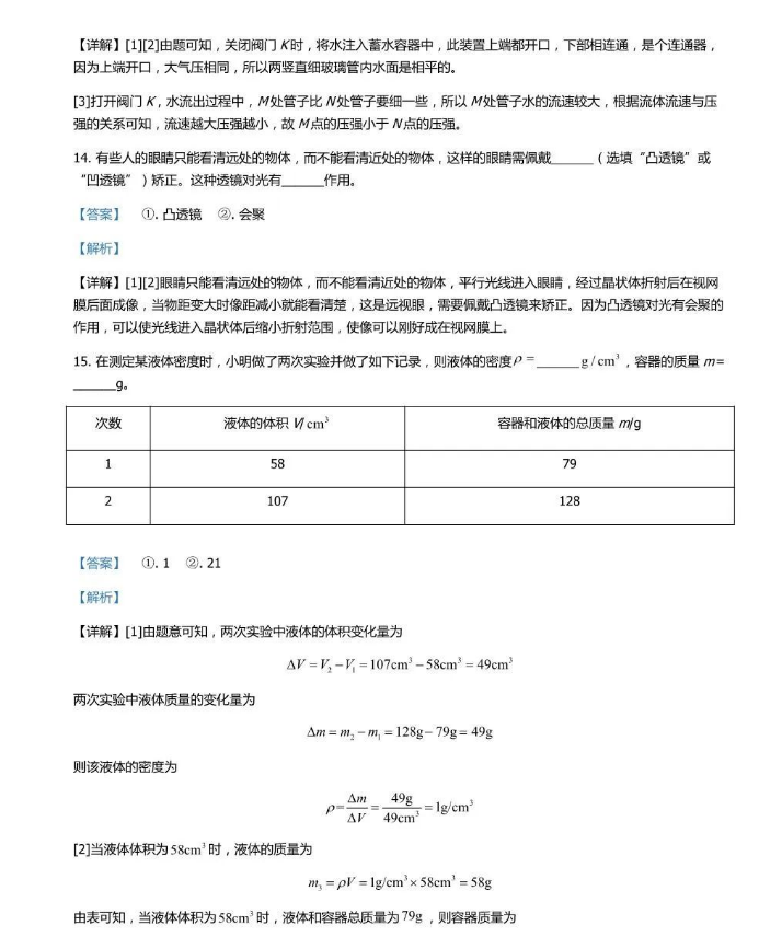 2024年濟(jì)寧中考物理試卷真題及答案解析