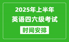 2025年下半年英語四六級(jí)考試時(shí)間安排_(tái)英語四六級(jí)12月份考試時(shí)間