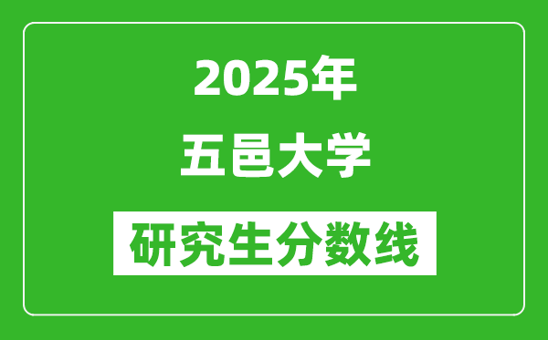 2025年五邑大學研究生分數(shù)線一覽表(含2024年歷年)