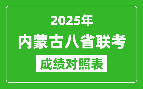 2025內(nèi)蒙古八省聯(lián)考成績(jī)對(duì)照表:內(nèi)蒙古2024高考一分一段表
