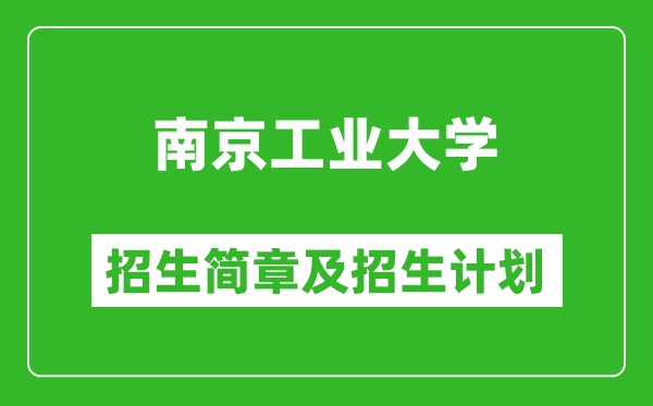 南京工業(yè)大學(xué)2025年招生簡章,各省高考招生計劃人數(shù)一覽表