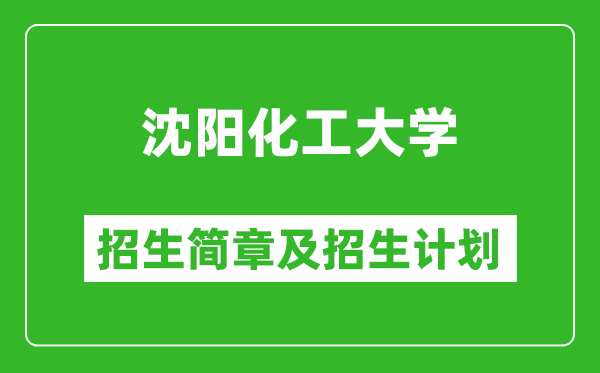 沈陽化工大學2025年招生簡章,各省高考招生計劃人數(shù)一覽表