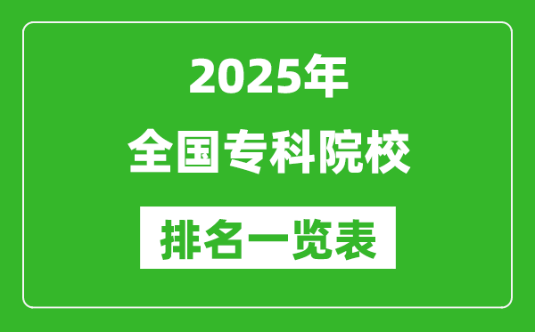 2025全國(guó)?？圃盒Ｅ琶挥[表（100所）